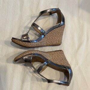 Kenneth Cole Reaction Metallic Silver Shoes